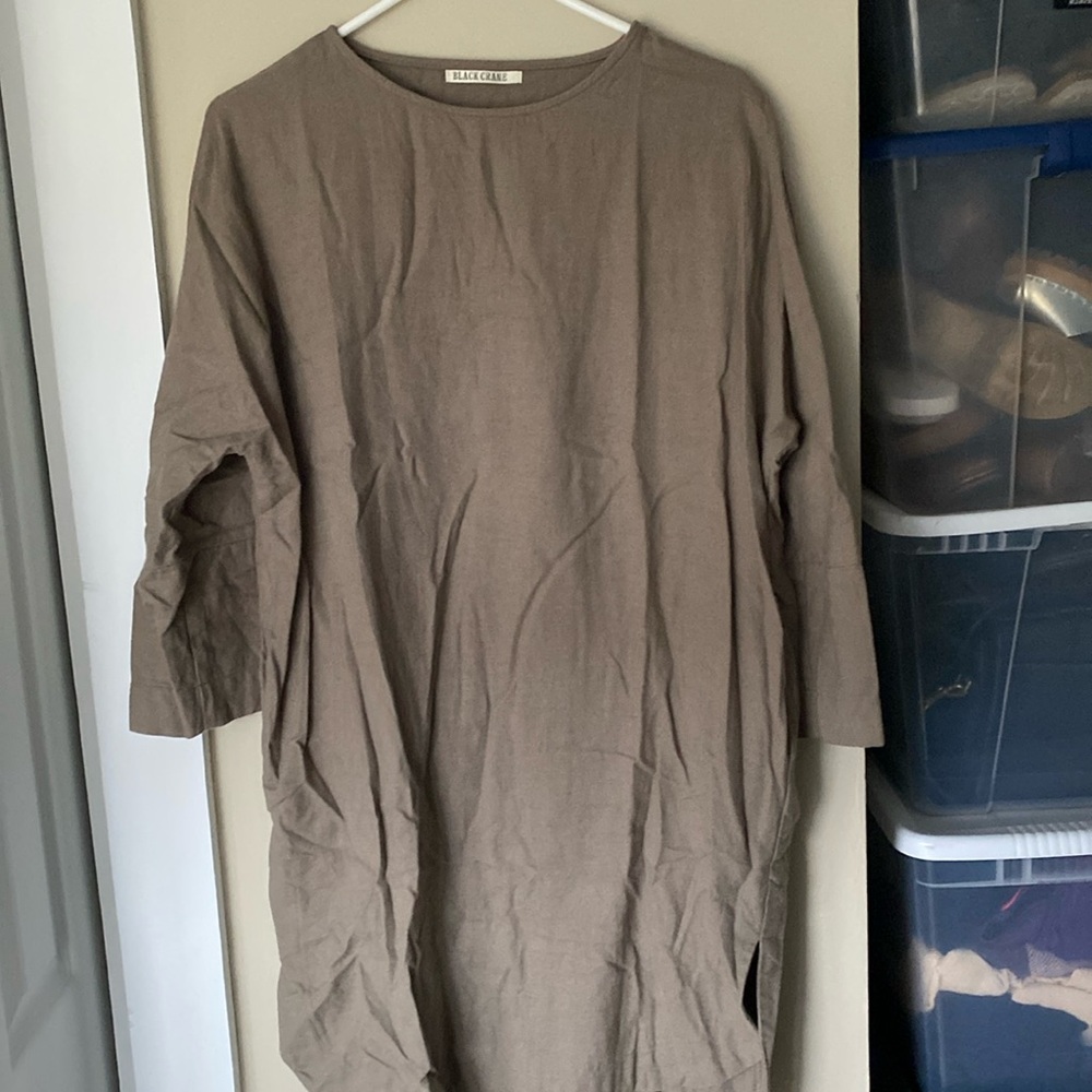Black Crane olive drab tunic